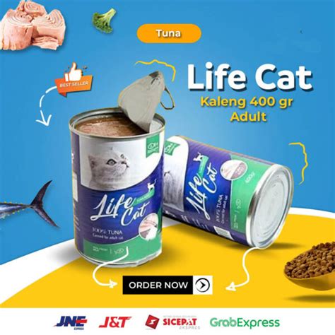 Life Cat Kaleng Makanan Kucing Basah 400gr Salanova