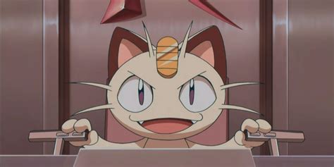 Team Rockets Meowth Basically Became A God In One Wild Pokemon Episode