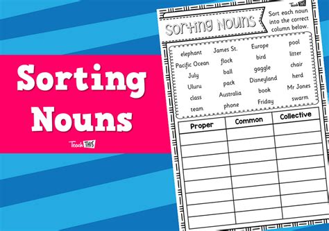 Sorting Nouns Teacher Resources And Classroom Games Teach This