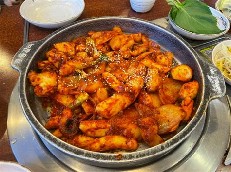 의왕 백운호수 맛집 조가네 갑오징어 매콤 야들의 콜라보 네이버 블로그