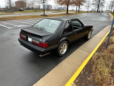 1989 Mustang Lx 50 V8 5 Speed Black On Black Hatch For Sale