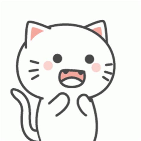 Cute Thank You Bowing White Cat GIF | GIFDB.com