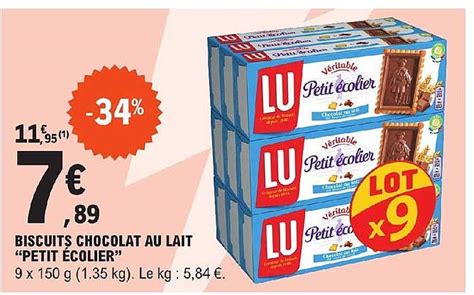 Promo Biscuits Chocolat Au Lait Petit Colier Chez E Leclerc