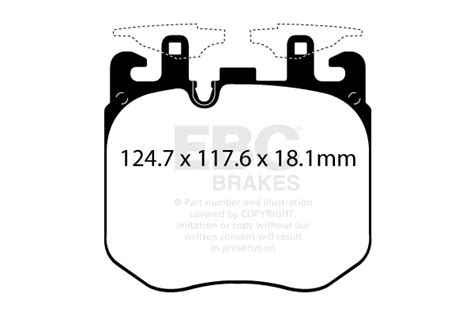 EBC Redstuff Brake Pad 3000 Series Sport Set EBC Brakes Direct