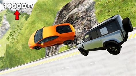 EXTREME SUV SUPERCARS CRASH TEST BeamNG Drive YouTube