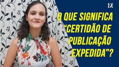 O Que Significa Certid O De Cart Rio Expedida Librain