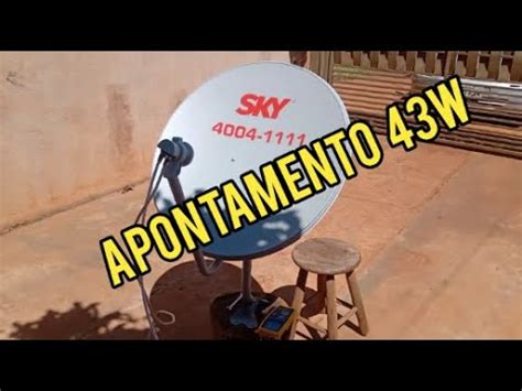 Apontamento Para O Sat Lite Intelsat W Sky Youtube