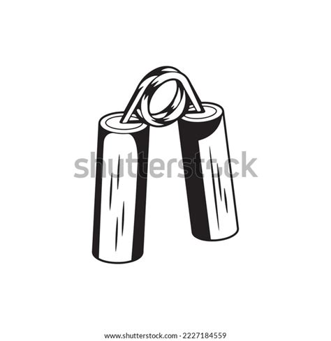 Hand Grip Icon Gym Vector Fitness Stock Vector Royalty Free