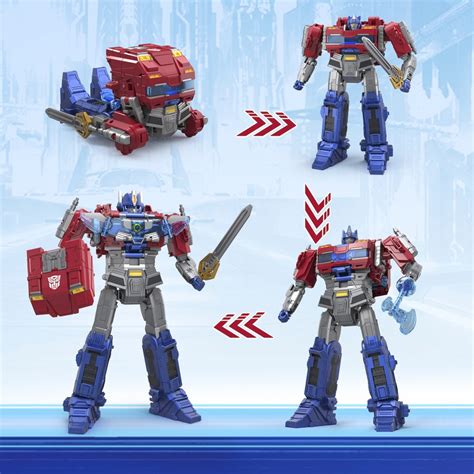 Transformers One Figur Power Flip Optimus Prime Mit Verwandlungsmodi