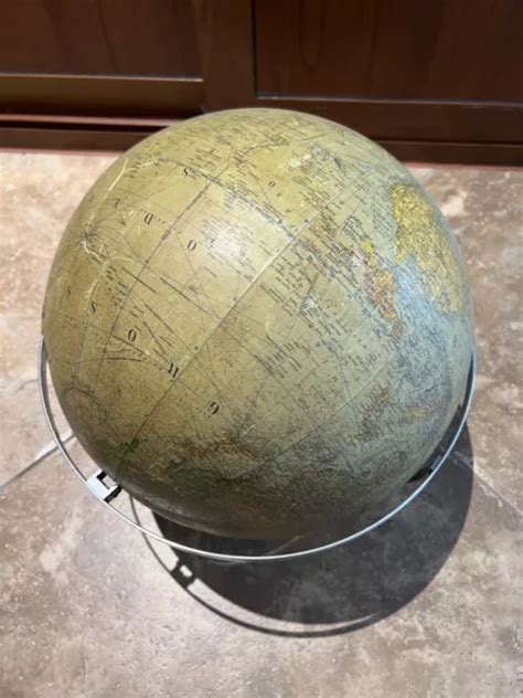 ANTIGUO GLOBO TERRÁQUEO JRO GLOBUS AÑO 1950 aprox EUR 440 00 PicClick IT