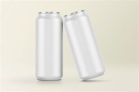 Beverage Cans Set Blank Aluminum Free Photo Rawpixel