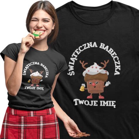 KOSZULKA PREZENT NA GWIAZDKA BABECZKA IMIĘ TSHIRT 13994310323 Allegro pl