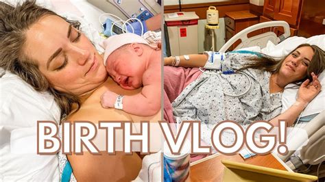 Labor And Delivery Vlog Induction Epidural Hospital Birth Youtube