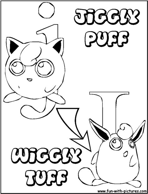 Jigglypuff Pokemon Coloring Page