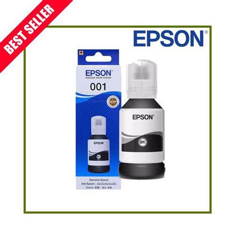 Tinta EPSON 001 ORIGINAL BLACK COLOR PRINTER L6170 L6190 L4266 L6290