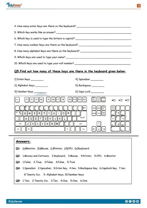 Class 1 Computer Activity Worksheets How Many Alphabets Black Love