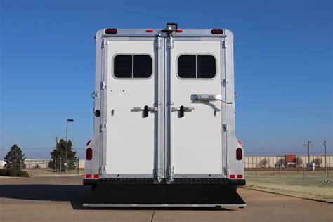 Bumper Pull Two Horse Straight Load Aluminum Horse Trailer - Elite Custom Aluminum Horse and ...