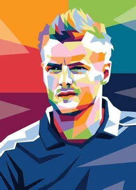 Jamie Vardy Wpap Poster Picture Metal Print Paint By Roseed Abbas