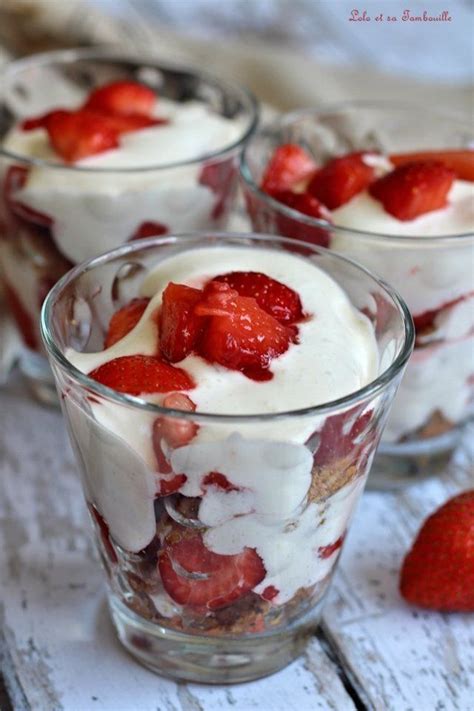 Trifles aux fraises Recette de Lolo et sa tambouille Рецепт