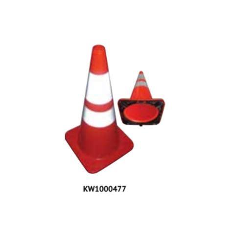 Krisbow PVC Traffic Cone 70 Cm With Reflective AD Procurement