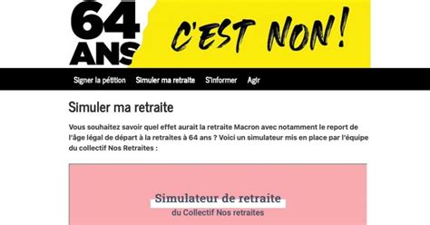 Retraites 2023 un simulateur pour connaître leffet de la réforme sur