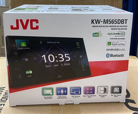 Jvc Carplay Android Car Auto Stereo Double Din Dab Screen Usb Kw