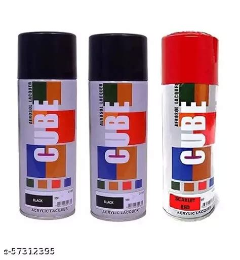 Cube Aerosol Multi Purpose Spray Paint Pc Set Each Bottle Ml