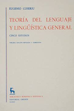 Libro Teoria del Lenguaje y Linguistica General 3ª Ed De Coseriu