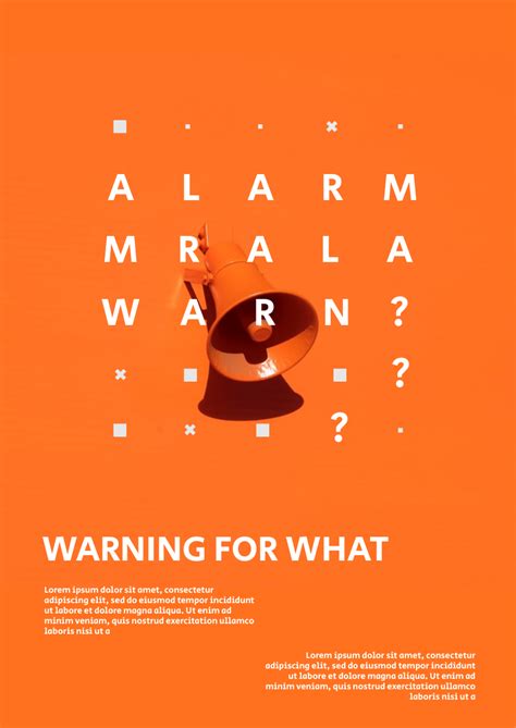 Warning Poster Poster Template Templates Poster