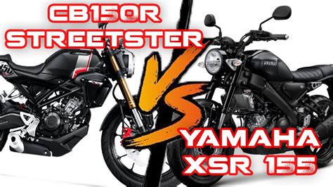 Yamaha Xsr Vs Honda Cb R Streetster Comparison Youtube