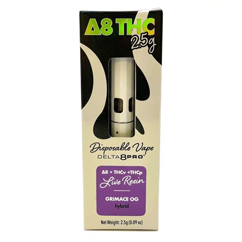 Delta 8 Pro™ 25ml Disposable Vape Live Resin Δ8 Thc V Thc P