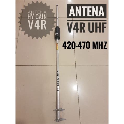 Jual ANTENA HY GAIN V4R UHF 420 470 TELEX ANTENA BASE HY GAIN V4R