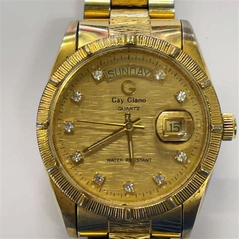Yahoo オークション 円スタート Gay Giano ゲイジアーノ メンズ腕時
