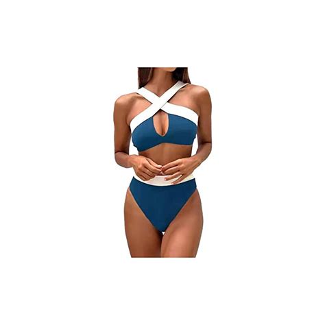 Lseeka Bauchweg Bikini Da Donna Costume Da Bagno Push Up Bikini Con