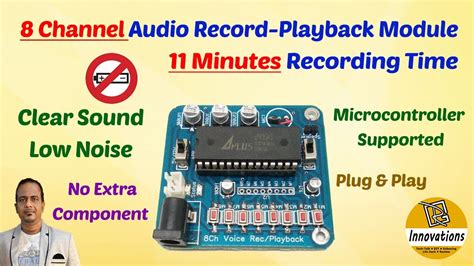 APR33A3 8 Channel Individual Audio Voice Recording Playback Module