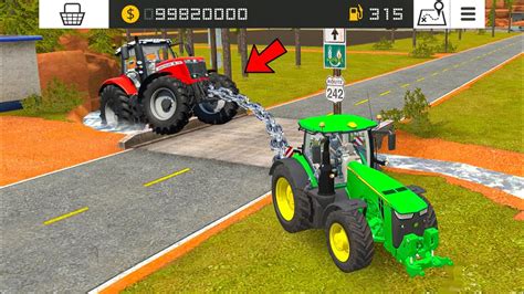 Double Massey Ferguson Tractor John Deere In Fs18 Fs18 Multiplayer