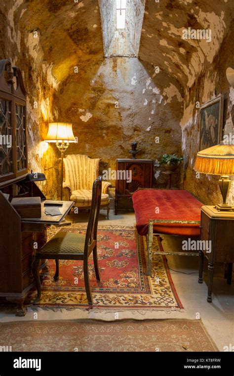 Al Capones Cell Inside The Eastern State Penitentiary Historic Site