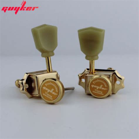 Guyker 3r3l Vintage Deluxe Electric Guitar Machine Heads Tuners Gold