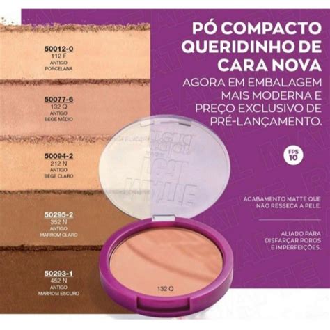 P Compacto Facial Avon Color Trend Matte Real Cor Bege M Dio G