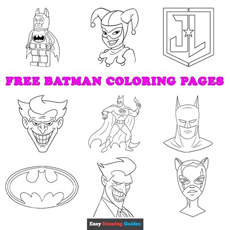 Free Printable Batman Coloring Pages For Kids