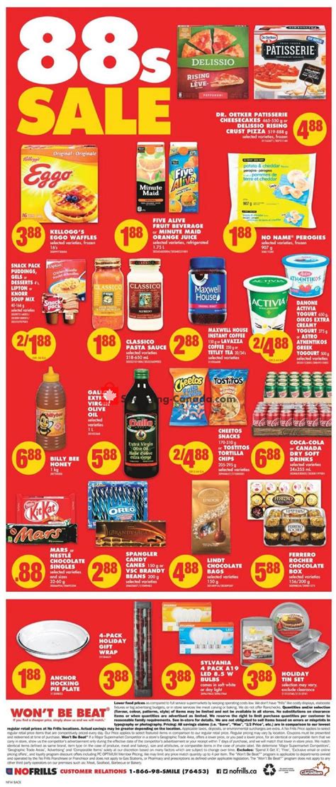 No Frills Canada Flyer 88 S Sale AB December 6 December 12