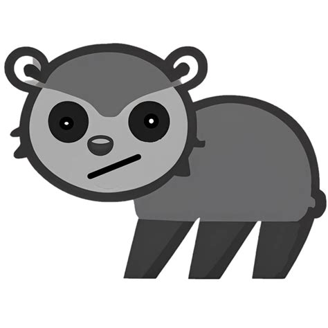 Binturong Bearcat Emoji Pixabay Pixabay