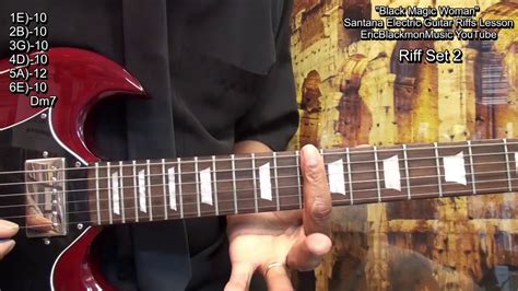 How To Play Black Magic Woman Carlos Santana Guitar Solo Riffs With