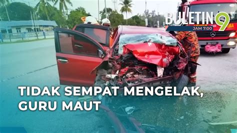 Guru Maut Kereta Langgar Lori Buat Pusingan U Youtube