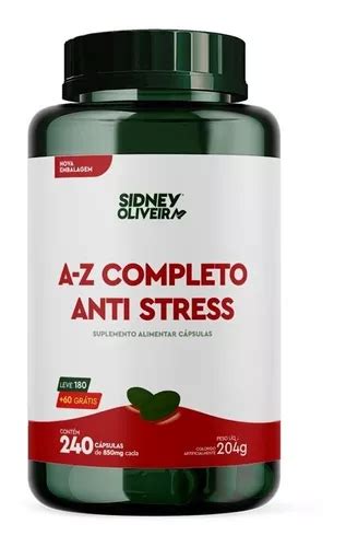 Suplemento en cápsulas Sidney Oliveira A z Completo Anti stressc