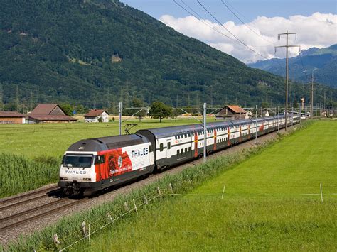 Re 460 Of SBB Between Reichenburg And Bilten