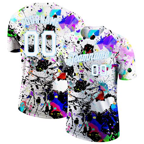 Custom Chromatic Graffiti Jerseys Music Style Uniforms Apparels Fansidea