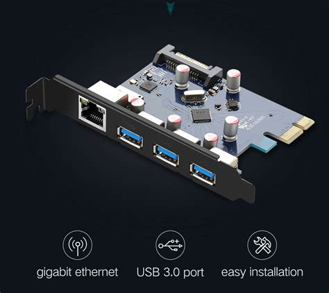 Card Pci Express Sang C Ng Usb Lan Gigabit Mbps