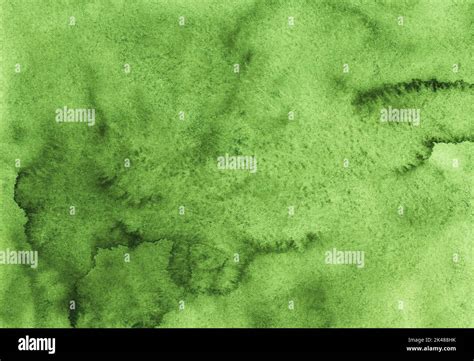 Watercolor Green Background Texture Aquarelle Dirty Green Color