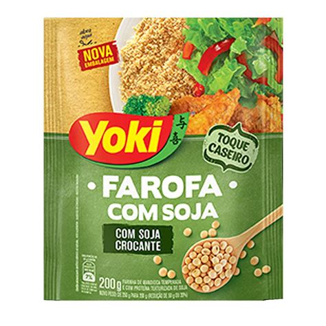 FAROFA PRONTA YOKI 200G SOJA - lavagnoli